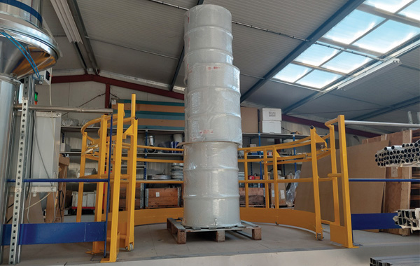 Barrière écluse de sécurité circulaire (rotative)