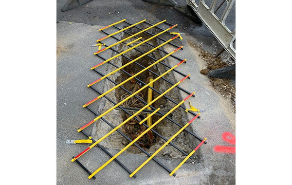 Treillis antichute pour tranchée - CoverSafe Trench