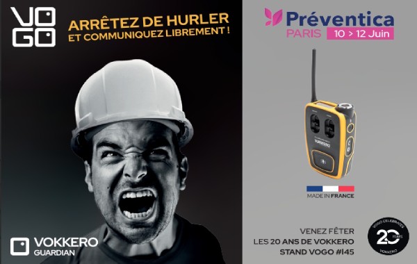 Talkie-walkie professionnel avec filtre de bruit pour les environnements bruyants