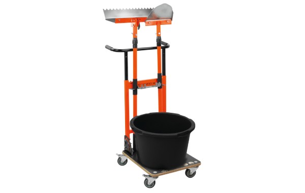 Set spécial carreleurs : application de la colle en position debout - Carelo