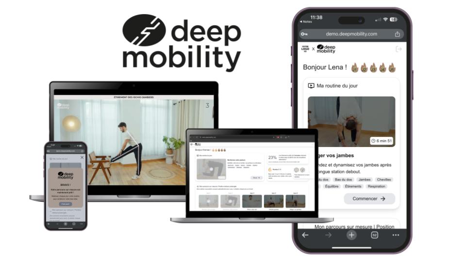 Platefome digitale de routines musculaires pour prévenir les TMS - DeepMobility