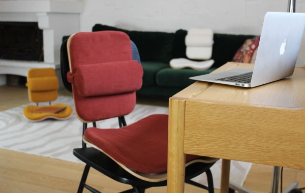 Chaise ergonomique nomade conçue pour prévenir les TMS - Olidi
