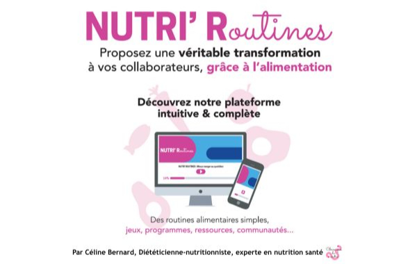 Plateforme complète pour la nutrition santé en entreprise - Nutri'Routines
