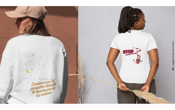 Vêtements de travail avec messages percutants de prévention - Be Sensible