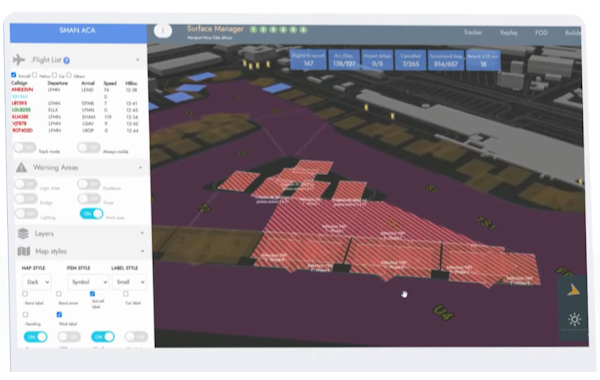 Solution de surveillance et détection d'événements Aéroportuaires - SMAN
