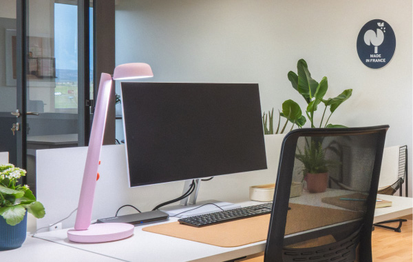 Lampe Polux Original – Rose pastel