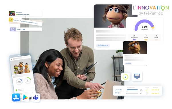 Formation et elearning courts - "Ancrez les bons réflexes. Activez les bons savoirs"