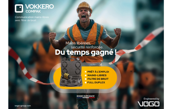 Système audio radio talkie walkie - VOKKERO COMPAK