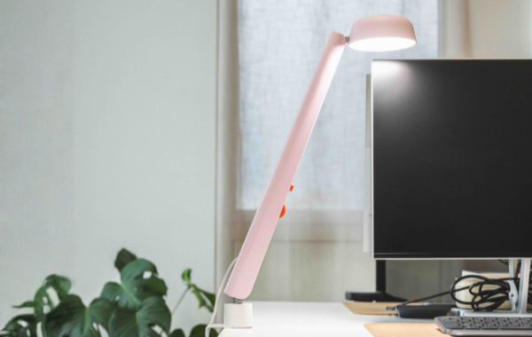 Lampe à pince Rose pastel - Polux Original