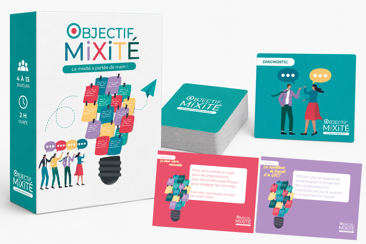 Jeu de cartes - Objectif Mixité, La mixité à portée de main !