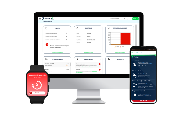 Solution PTI/DATI mobile et intuitive - Nomadia Protect