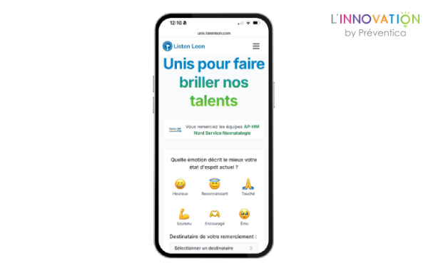 Plateforme de reconnaissance au travail 360° - Listen Leon