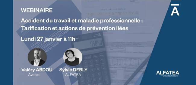 ACCIDENT du travail et MALADIE professionnelle : Tarification et actions de prévention liées