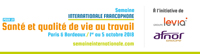 La Semaine Internationale Francophone pour la santé et la qualité de vie au travail fera étape à Préventica
