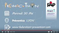 Participez au 1er Prevhackthon de france le 30 mai à Preventica Lyon