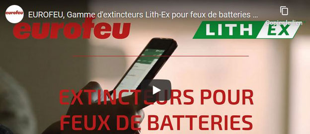 Une gamme d'extincteurs efficace sur feux de batteries lithium-ion