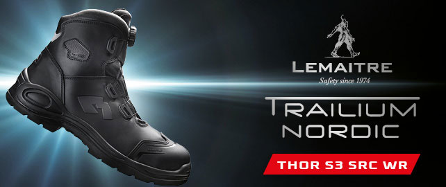 Nouveauté – Chaussure de sécurité Thor S3 SRC WR 