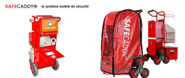Safe Caddy, le kit d’intervention d’urgence à roulettes pour les professionnels